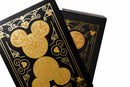 Bicycle Disney Mickey Mouse Inspired Black and Gold Playing Cards