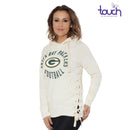 Green Bay Packers Weekend Raglan Women's Pullover Hoodie