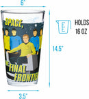 Star Trek Pint Glass Set, 4-Pack, 16oz