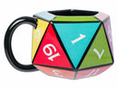 Dungeons & Dragons D20 Die Ceramic 3D Sculpted Mug, 23oz