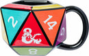 Dungeons & Dragons D20 Die Ceramic 3D Sculpted Mug, 23oz