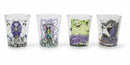 Nightmare Before Christmas Characters Mini Glass Set, 4-Pack, 1.5oz