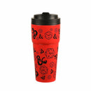 Bioworld Dungeons & Dragons D20 Dice & Logo Red 27 Oz Stainless Steel Travel Coffee Tumbler