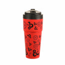 Bioworld Dungeons & Dragons D20 Dice & Logo Red 27 Oz Stainless Steel Travel Coffee Tumbler