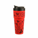 Bioworld Dungeons & Dragons D20 Dice & Logo Red 27 Oz Stainless Steel Travel Coffee Tumbler