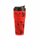 Bioworld Dungeons & Dragons D20 Dice & Logo Red 27 Oz Stainless Steel Travel Coffee Tumbler