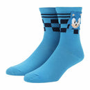Sonic the Hedgehog 3D Character Face Women's Crew Socks, 9-11