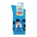 Sonic the Hedgehog 3D Character Face Women's Crew Socks, 9-11