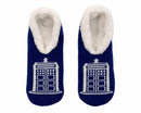 Doctor Who TARDIS Slip-on Socks, One Size