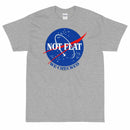 Not Flat We Checked Men's T-Shirt, Sport Grey