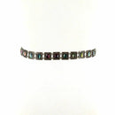 Brass Chain Belt with Rhinestones
