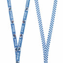 Stitch Blue & White Checkered Lanyard, 22"