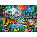 Dinosaurs Glow-in-the-Dark Jigsaw Puzzle, 1000-Pieces