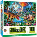 Dinosaurs Glow-in-the-Dark Jigsaw Puzzle, 1000-Pieces
