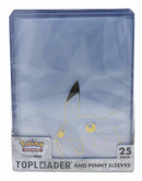 Pikachu Toploader and Penny Sleeves Combo Pack for Pokemon TCG (25ct)
