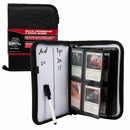 Deluxe Zipperbound 4-Pocket Binder, Black
