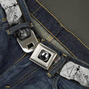 Nightmare Before Christmas Jack Moon, Oogie Boogie Face Seatbelt Belt