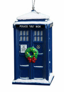 Doctor Who TARDIS With Wreath Ornament