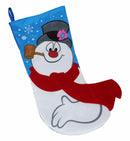 Frosty The Snowman With Red Scarf Stocking