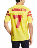 Game of Thrones House Lannister Men's Football Jersey, Yellow