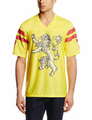 Game of Thrones House Lannister Men's Football Jersey, Yellow