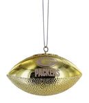green bay packers,metallic,football,ornament