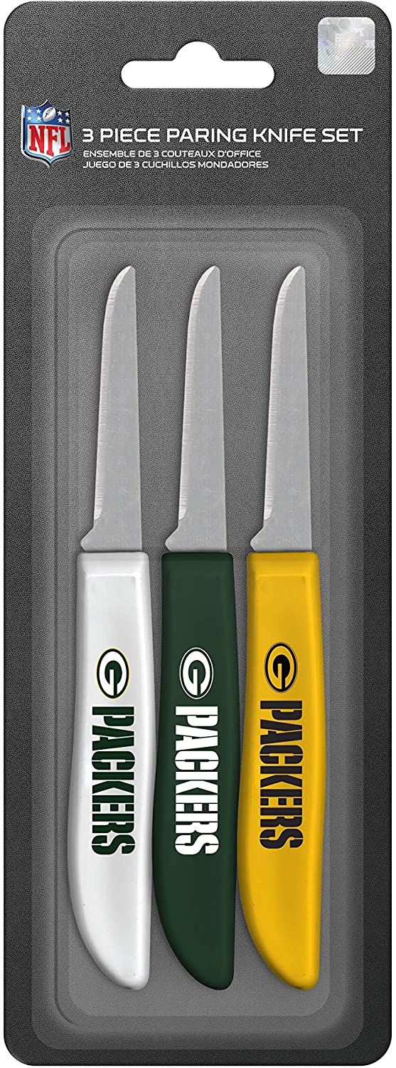 Green Bay Packers Paring Knife Set, 3-Pack