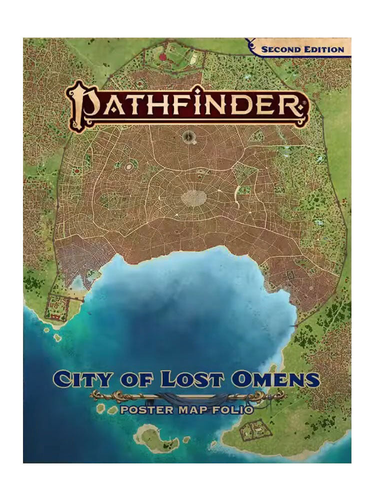 Pathfinder Lost Omens: City of Lost Omens Poster Map Folio (2nd Editio