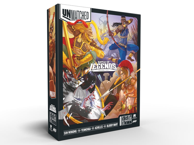 Unmatched: Battle of Legends Vol. 2 Achilles, Yennenga, Sun Wukong, Bloody Mary