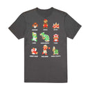 Super Mario Bros Pixel Characters Shirt