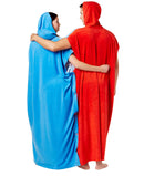 DC Comics Superman & Wonder Woman Dynamic Duo Twinsie Poncho Set