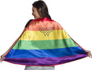 Adult DC Comics Wonder Woman Reversible Pride Cape