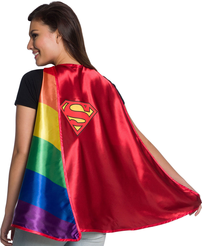 Adult DC Comics Superman Reversible Pride Cape