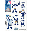 Milwaukee Brewers Family Decals 5" x 7" Sheet