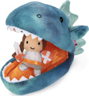 Dragon Plush Pod with Knight, 9.5"