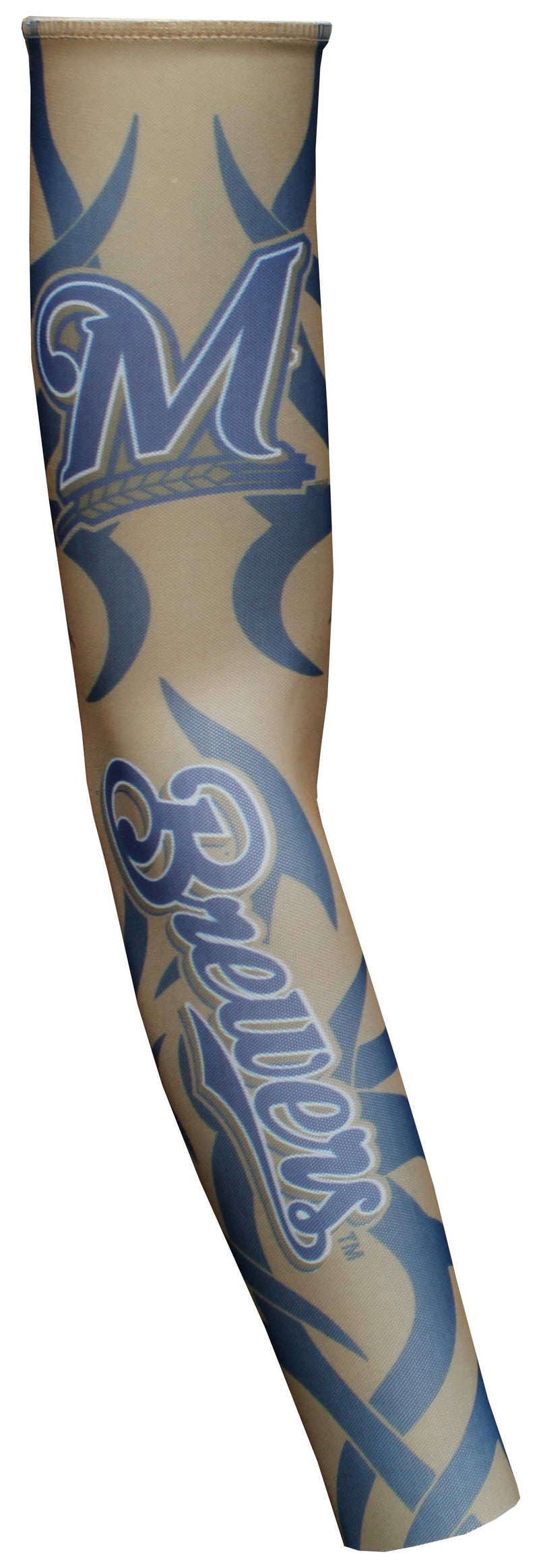 Milwaukee Brewers Tribal Tattoo Sleeve