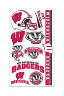 University of Wisconsin Badgers Temporary Tattoos