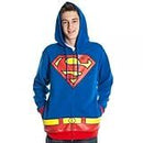 Superman Costume Men's Hooded Sweatshirt