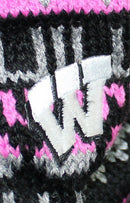 Wisconsin Badgers Women's Jacquard Knit Boots
