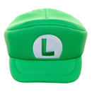 Super Mario Bros Luigi Patch Men's Green Beret Cap, One Size