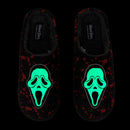 Scream Ghostface Mask & Blood Splatter Adult Black Scuffs, Small
