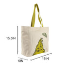 Dr. Seuss The Grinch Peekaboo Face Canvas Tote Bag