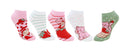 Strawberry Shortcake Ladies Low-Cut Socks, 5-Pair, 9-11