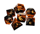 The Crooked Moon RPG: Sharp-Edge Resin Dice Set