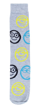 Minions Adult Casual Crew Socks, 6-Pack, Size 10-13