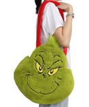 Dr. Seuss The Grinch 3D Plush Tote Bag with Drop Handle