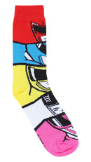 Power Rangers Red Ranger Adult Casual Crew Socks, 3-Pack, 10-13