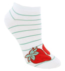 Strawberry Shortcake Ladies Low-Cut Socks, 5-Pair, 9-11