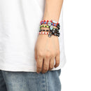 Warner Brothers Horror Characters 5-Piece Stretchy Beaded Bracelet Set