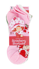 Strawberry Shortcake Ladies Low-Cut Socks, 5-Pair, 9-11